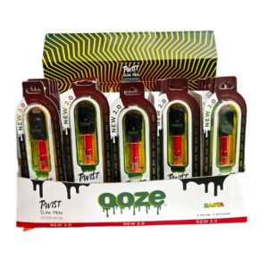 OOZE TWIST SLIM PEN 2.0 BATTERY KIT 320MAH EACH - RASTA