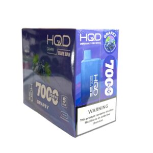HQD CUVIE BAR 7000 PUFFS  5CT BOX GRAPEY