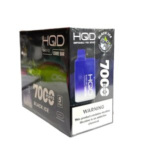 HQD CUVIE BAR 7000 PUFFS  5CT BOX BLACK ICE