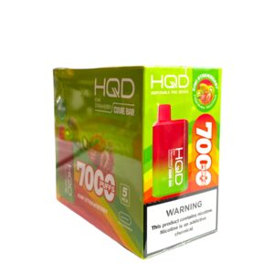 HQD CUVIE BAR 7000 PUFFS  5CT BOX KIWI STRAWBERRY