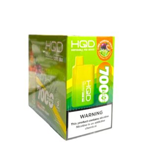 HQD CUVIE BAR 7000 PUFFS  5CT BOX LIME PASSION FRUIT