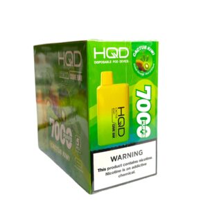 HQD CUVIE BAR 7000 PUFFS  5CT BOX CACTUS KIWI