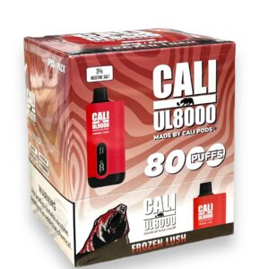 CALI  UL8000 PUFFS DISPOSABLE 3% 6CT FROZEN LUSH