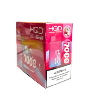 HQD CUVIE BAR 7000 PUFFS  5CT BOX DRAGON CANDY