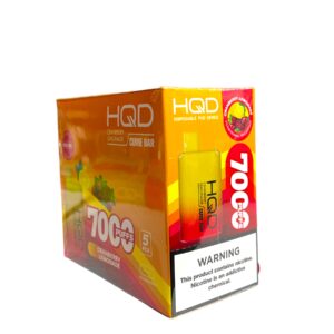 HQD CUVIE BAR 7000 PUFFS  5CT BOX CRANBERRY LEMONADE
