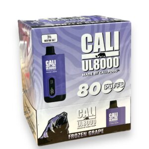 CALI  UL8000 PUFFS DISPOSABLE 3% 6CT FROZEN GRAPE