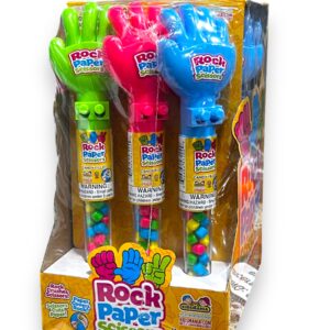 TOY CANDY ROCK PAPER SCISSORS 12CT