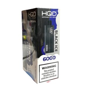 HQD SLICK 6000 PUFFS  5CT BOX - BLACK ICE