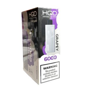 HQD SLICK 6000 PUFFS  5CT BOX - GRAPEY