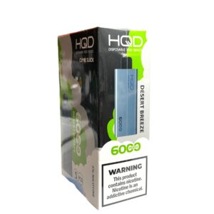 HQD SLICK 6000 PUFFS  5CT BOX - DESERT BREEZE