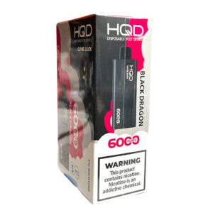 HQD SLICK 6000 PUFFS  5CT BOX - BLACK DRAGON