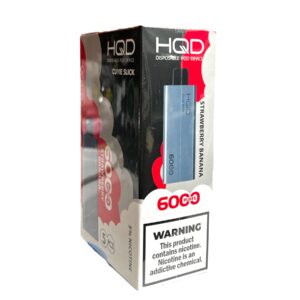 HQD SLICK 6000 PUFFS  5CT BOX - STRAWBERRY BANANA