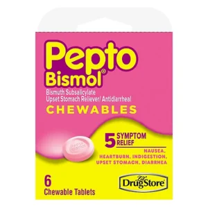 4TAB PEPTO BISMOL CHEWABLES 6CT
