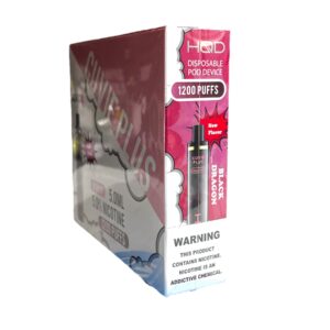 HQD CUVIE PLUS BLACK DRAGON 1200 PUFFS BOX 6CT