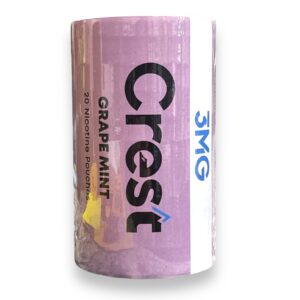 CREST NICOTINE $3.99  3MG GRAPE MINT 5CT
