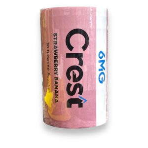 CREST NICOTINE $3.99  6MG STRAWBERRY BANANA 5CT