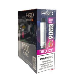 HQD CUVIE 2.0 9000 PUFFS 5% NIC 5CT- RED ICE