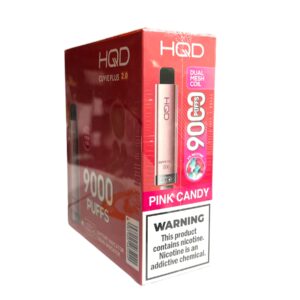 HQD CUVIE 2.0 9000 PUFFS 5% NIC 5CT- PINK CANDY