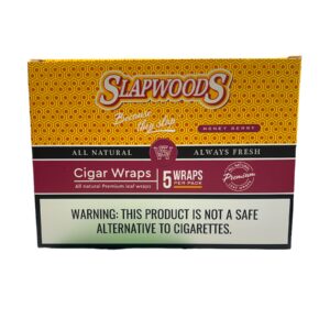 SLAPWOODS CIGAR WRAPS $6.99 HONEY BERRY  5/10CT BOX