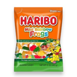 PEG HARIBO 5OZ MINI RAINBOW FROGS