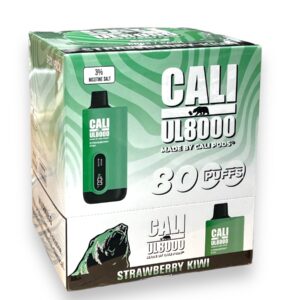 CALI  UL8000 PUFFS DISPOSABLE 3% 6CT STRAWBERRY KIWI