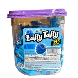CM. LAFFY TAFFY BLUE RASBARRY JAR 145CT
