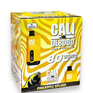 CALI  UL8000 PUFFS DISPOSABLE 3% 6CT PINEAPPLE SPLASH