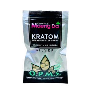 OPMS SILVER CAPS 36G/60CT GREEN MAENG DA