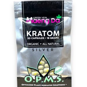 OPMS SILVER CAPS 18G/30CT GREEN MAENG DA