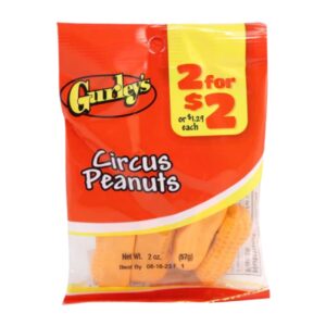 GURLEY'S CIRCUS PEANUT 2 FOR $2 12CT