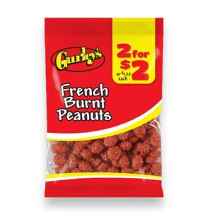 GURLEY'S FRENCH BURNT PEANUTS 2 FOR $2 12CT