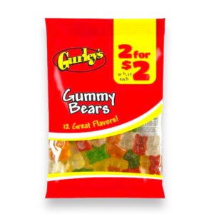 GURLEY'S GUMMY BEARS 2 FOR $2 12CT