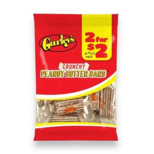 GURLEY'S CRUNCHY PEANUT BUTTER BARS 2 FOR $2 12CT