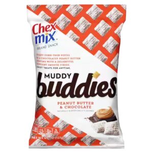 CHEX MIX 4.5OZ MUDDY BUDDIES PEANUT BUTTER CHOCOLATE EACH