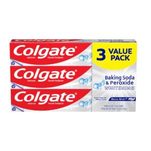 COLGATE TOOTH PASTE 2.5OZ WHITNG.BAKING SODA & PROXIDE MINT
