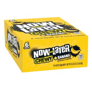 NOW AND LATER CHEWY BANANA 24CT