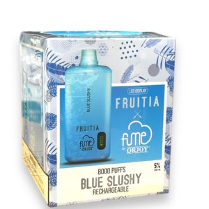 FUME FRUITIA DISPOSABLE 8000 PUFFS 10CT-BLUE SLUSHY