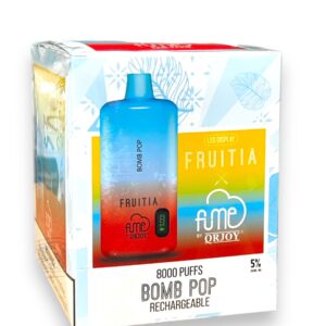 FUME FRUITIA DISPOSABLE 8000 PUFFS 10CT- BOMB POP