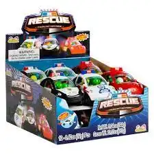 TOY RESCUE CANDY FILLED CARS 12CT