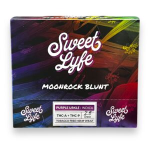 SWEET LYFE THC-A/THC-P 2.5GM MOONROCK BLUNT 10CT -PURPLE URKLE