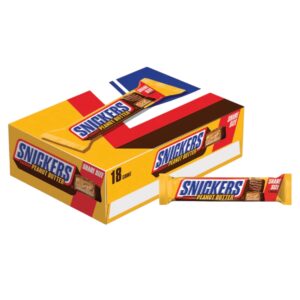 SNICKERS PEANUT BUTTER 3.56OZ KING 18CT