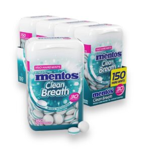 MENTOS 150PCS BOTTLE WINTERGREEN 4CT