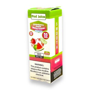 POD JUICE FREEZE 30ML SALT E-JUICE 55MG - STRAWBERRY APPLE WATERMELON