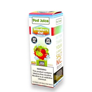 POD JUICE FREEZE 30ML SALT E-JUICE 35MG - STRAWBERRY KIWI FREEZE