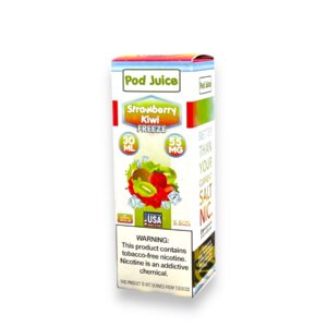 POD JUICE FREEZE 30ML SALT E-JUICE 55MG - STRAWBERRY KIWI FREEZE