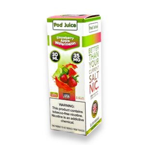 POD JUICE 30ML SALT E-JUICE 35MG - STRAWBERRY APPLE WATERMELON