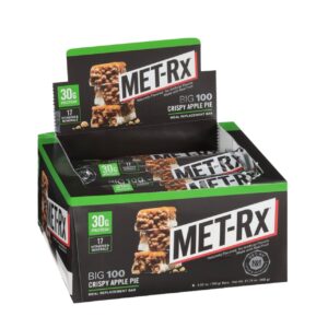 MET-RX PROTEIN BAR CRISPY APPLE PIE 100G 9CT