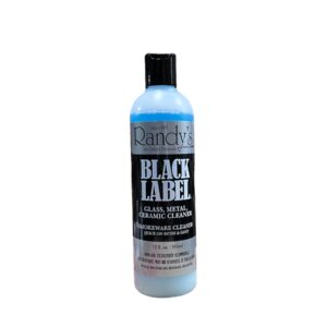 RANDY'S BLACK LABEL GLASS CLEANER 12OZ