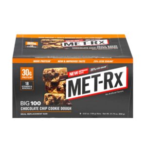 MET-RX PROTEIN BAR CHOCOLATE CHIP 100G 9CT