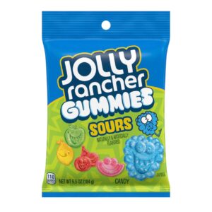 PEG JOLLY RANCHER 6.5OZ SOUR GUMMIES
